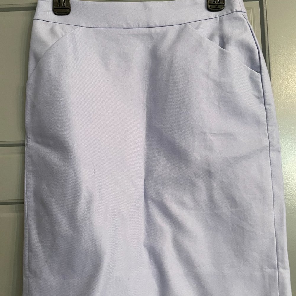 J. Crew The Pencil Skirt in Lavender